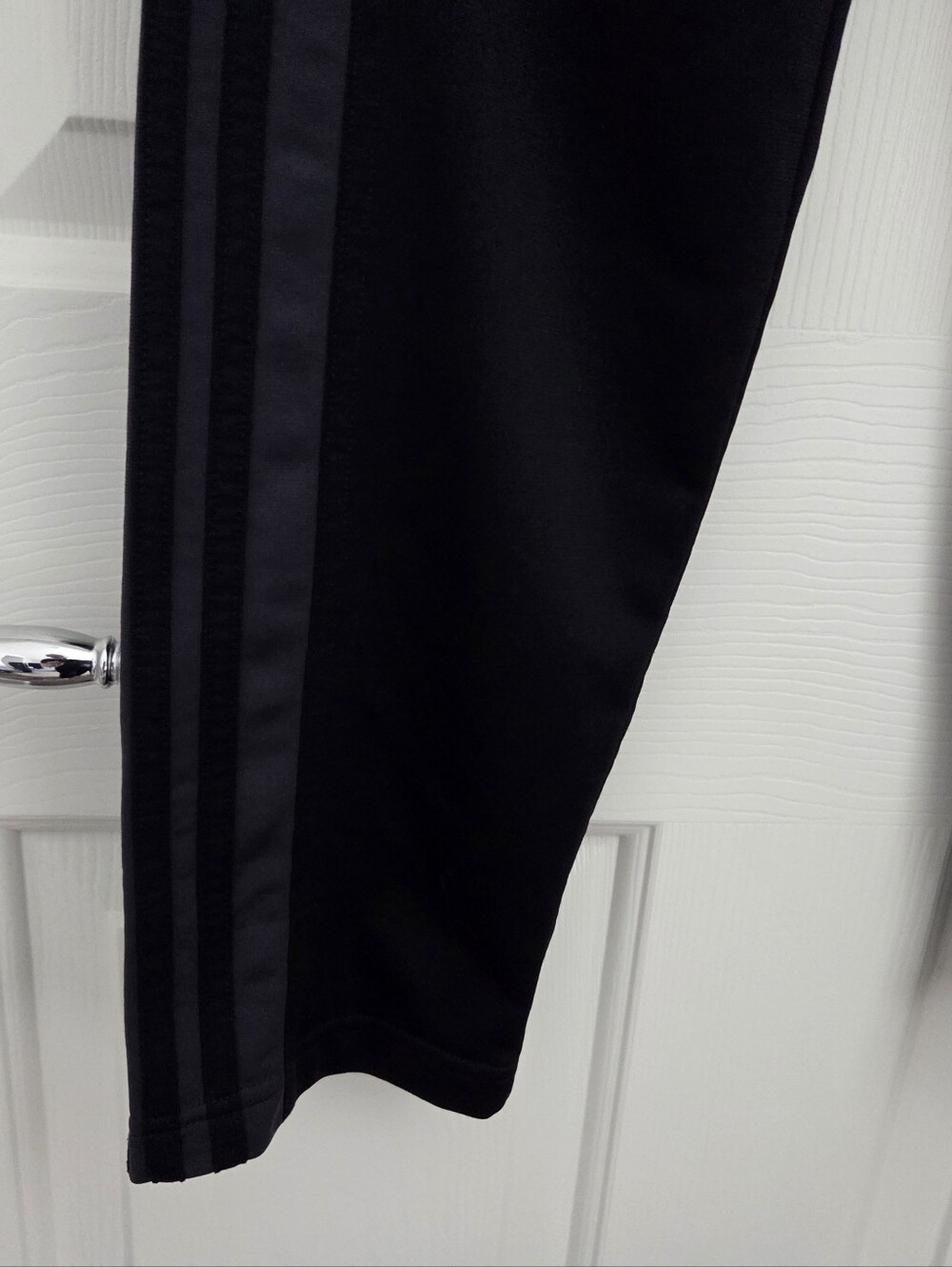 Adidas Primegreen Men's Small Athletic Pants Black With Gray Stripes - Picture 3 of 12